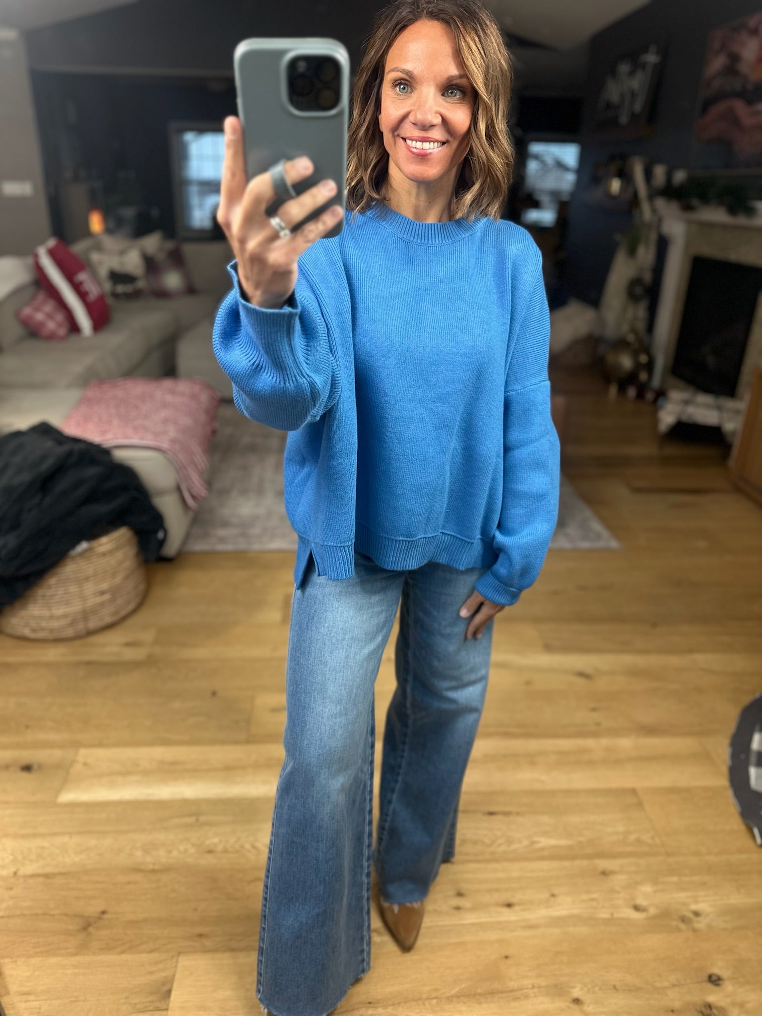 The Cozy Moment Sweater-Sweaters-She & Sky-Anna Kaytes Boutique, Women's Fashion Boutique in Grinnell, Iowa