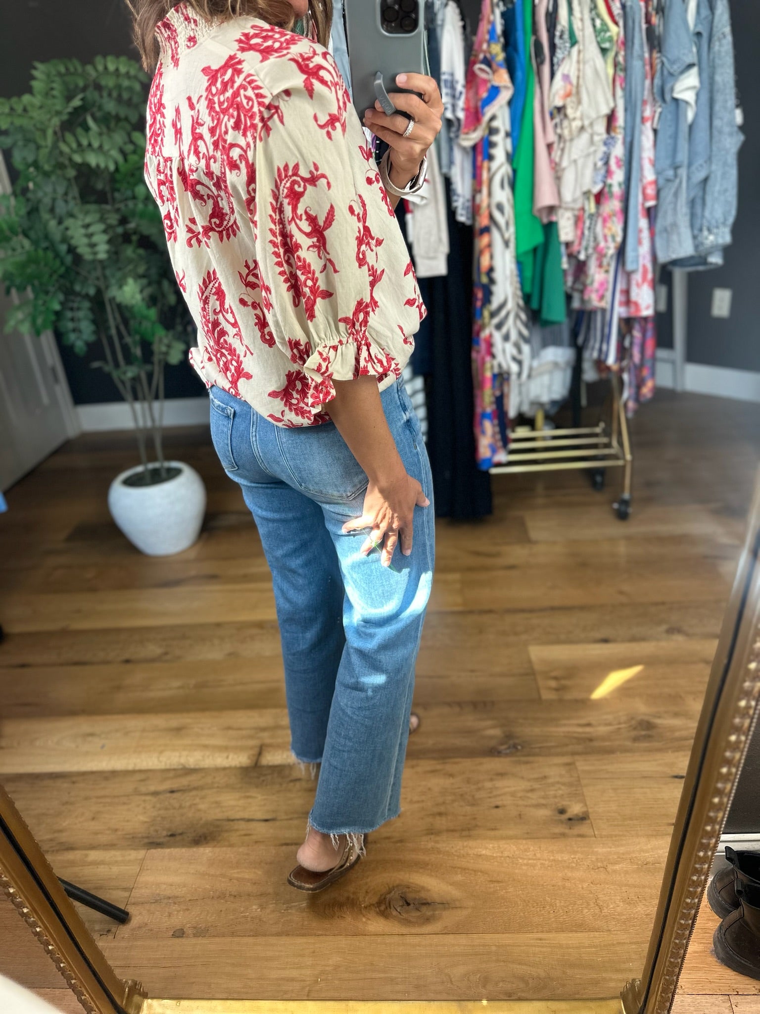 Memories Of You Paisley Top-Short Sleeves-Umgee-Anna Kaytes Boutique, Women's Fashion Boutique in Grinnell, Iowa