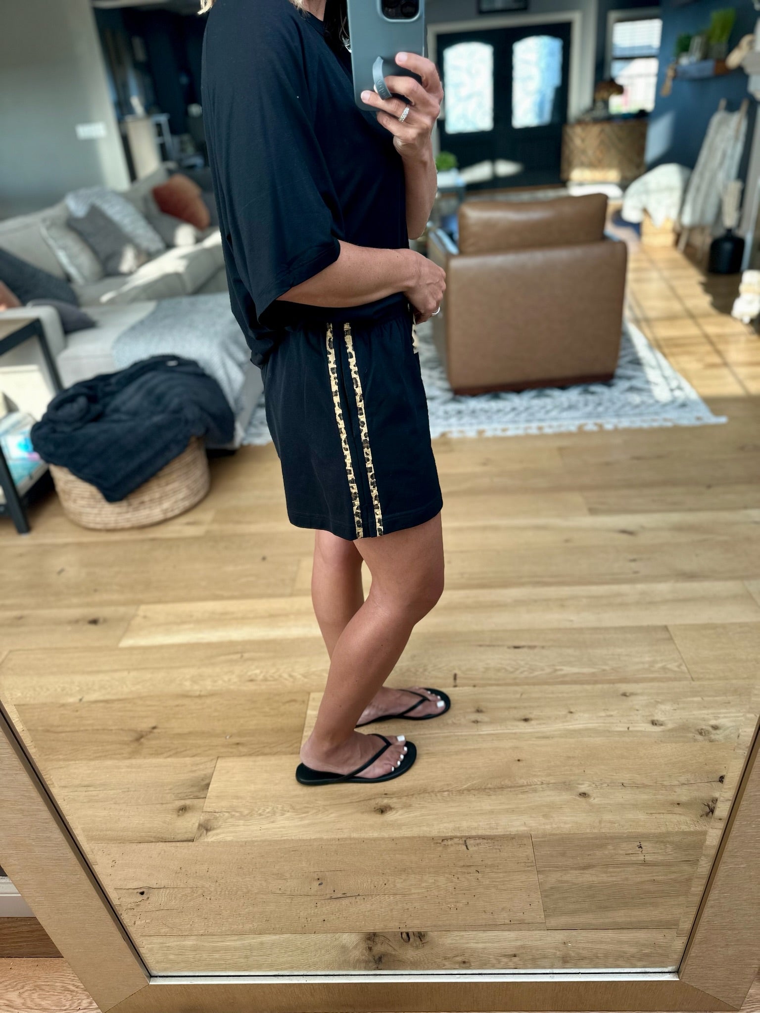 Run Wild Leopard Print Shorts-Wishlist-Anna Kaytes Boutique, Women's Fashion Boutique in Grinnell, Iowa