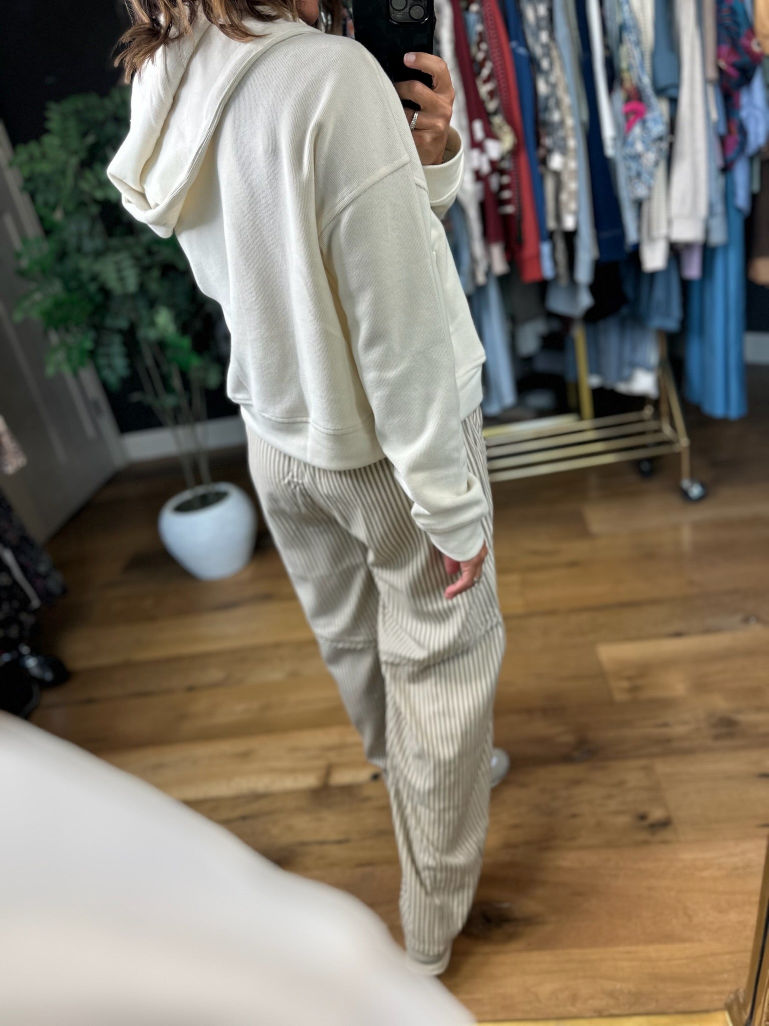 Make It Easy Zip Hoodie-Sweaters-Wishlist-Anna Kaytes Boutique, Women's Fashion Boutique in Grinnell, Iowa