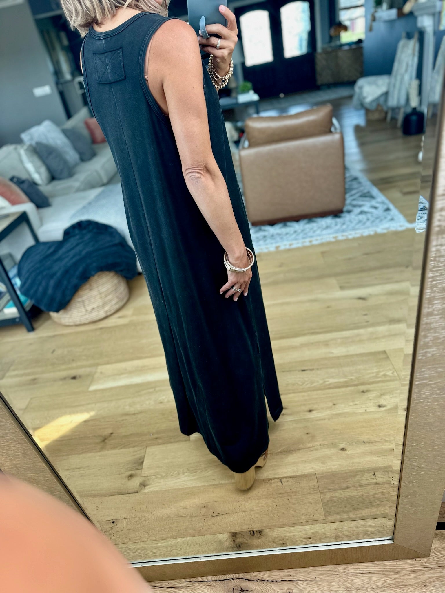 Go Ahead Pocket Maxi Dress - Black-Staccato-Anna Kaytes Boutique, Women's Fashion Boutique in Grinnell, Iowa