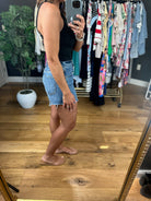 Z Supply Alex High-Rise Vintage Cut-Off Medium Wash-Shorts-Z Supply-Anna Kaytes Boutique, Women's Fashion Boutique in Grinnell, Iowa