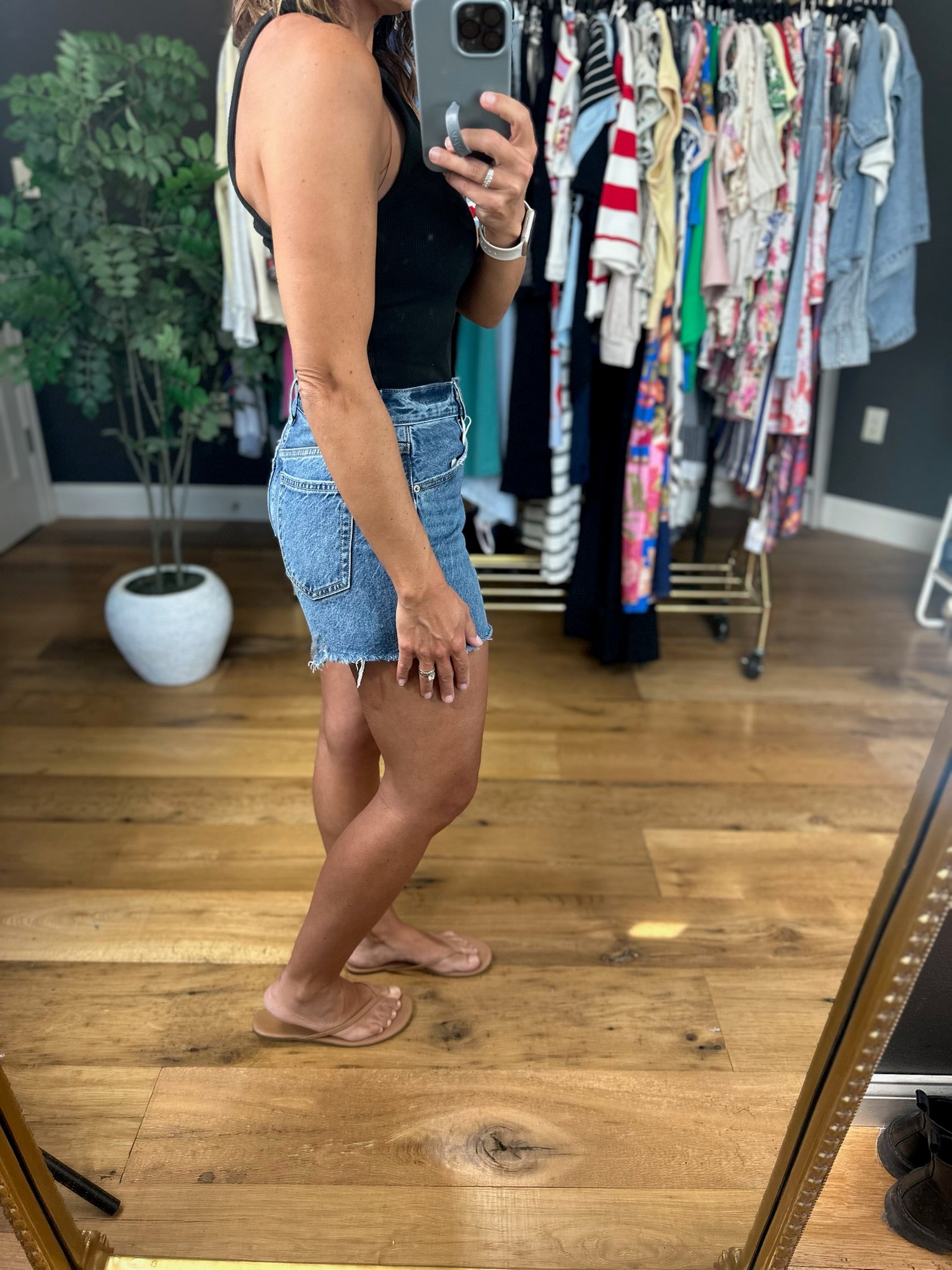 Z Supply Alex High-Rise Vintage Cut-Off Medium Wash-Shorts-Z Supply-Anna Kaytes Boutique, Women's Fashion Boutique in Grinnell, Iowa