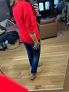 Close To Heaven Scalloped Knit Top-Sweaters-Vine & Love-Anna Kaytes Boutique, Women's Fashion Boutique in Grinnell, Iowa