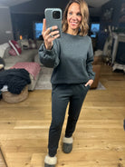 Home Alone Soft-Lining Lounge Set-Sweaters-Cherish-Anna Kaytes Boutique, Women's Fashion Boutique in Grinnell, Iowa