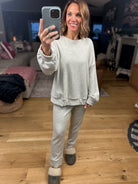 Home Alone Soft-Lining Lounge Set-Sweaters-Cherish-Anna Kaytes Boutique, Women's Fashion Boutique in Grinnell, Iowa