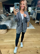 Heading Out Sweatshirt Cardigan-Mono B-Anna Kaytes Boutique, Women's Fashion Boutique in Grinnell, Iowa