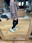 Make It Happen Waffle Long Sleeve Top-Mono B-Anna Kaytes Boutique, Women's Fashion Boutique in Grinnell, Iowa