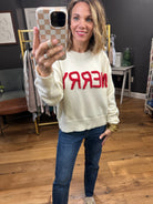 Merry Crew Sweater - Multiple Options-Wishlist-Anna Kaytes Boutique, Women's Fashion Boutique in Grinnell, Iowa