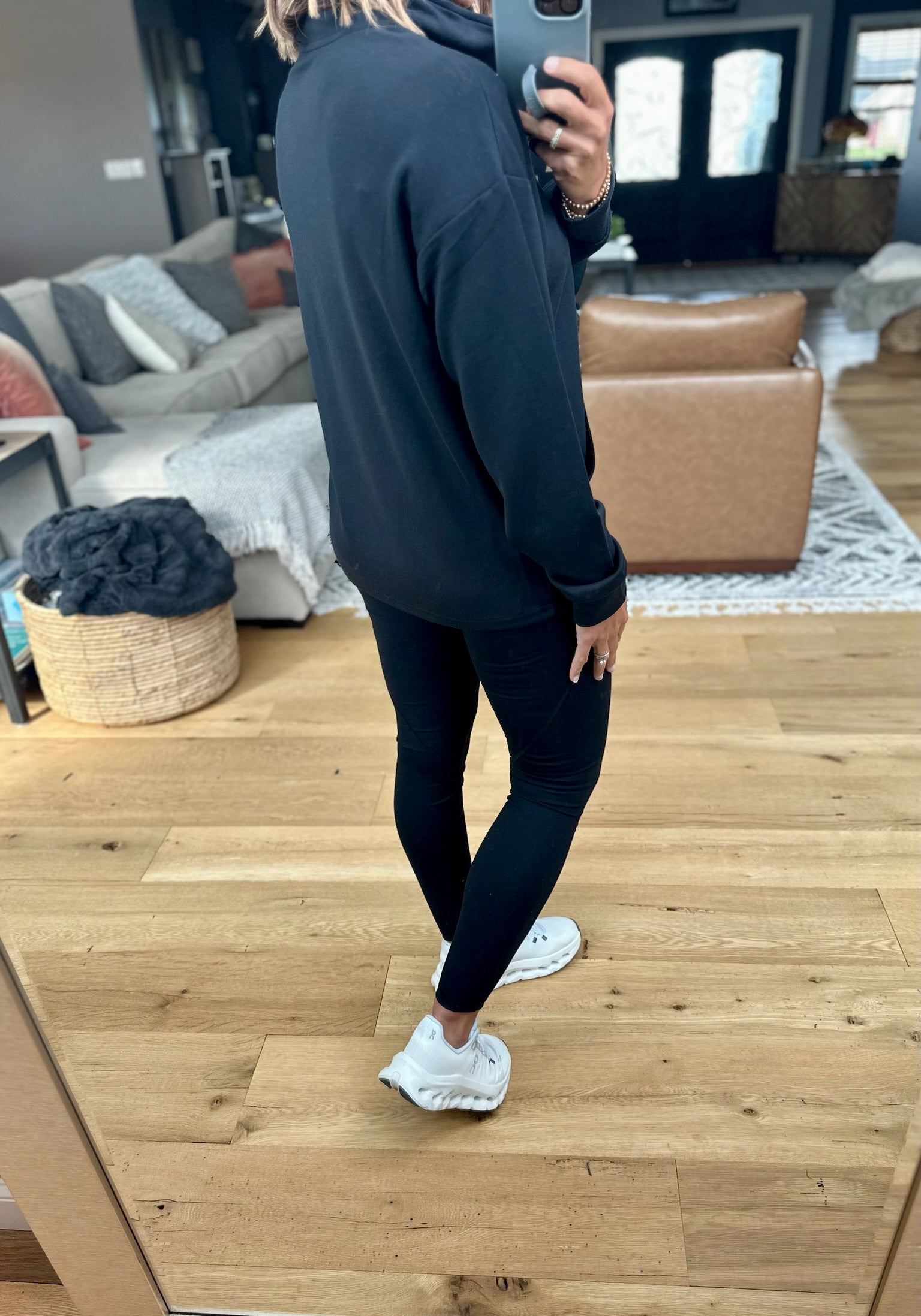 Time Goes By Quarter-Zip Pullover-Thread & Supply-Anna Kaytes Boutique, Women's Fashion Boutique in Grinnell, Iowa