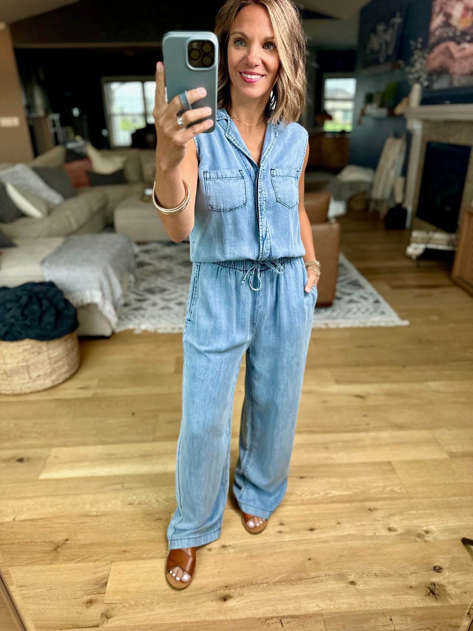 Everything We Have Tencel Jumpsuit-Wishlist-Anna Kaytes Boutique, Women's Fashion Boutique in Grinnell, Iowa