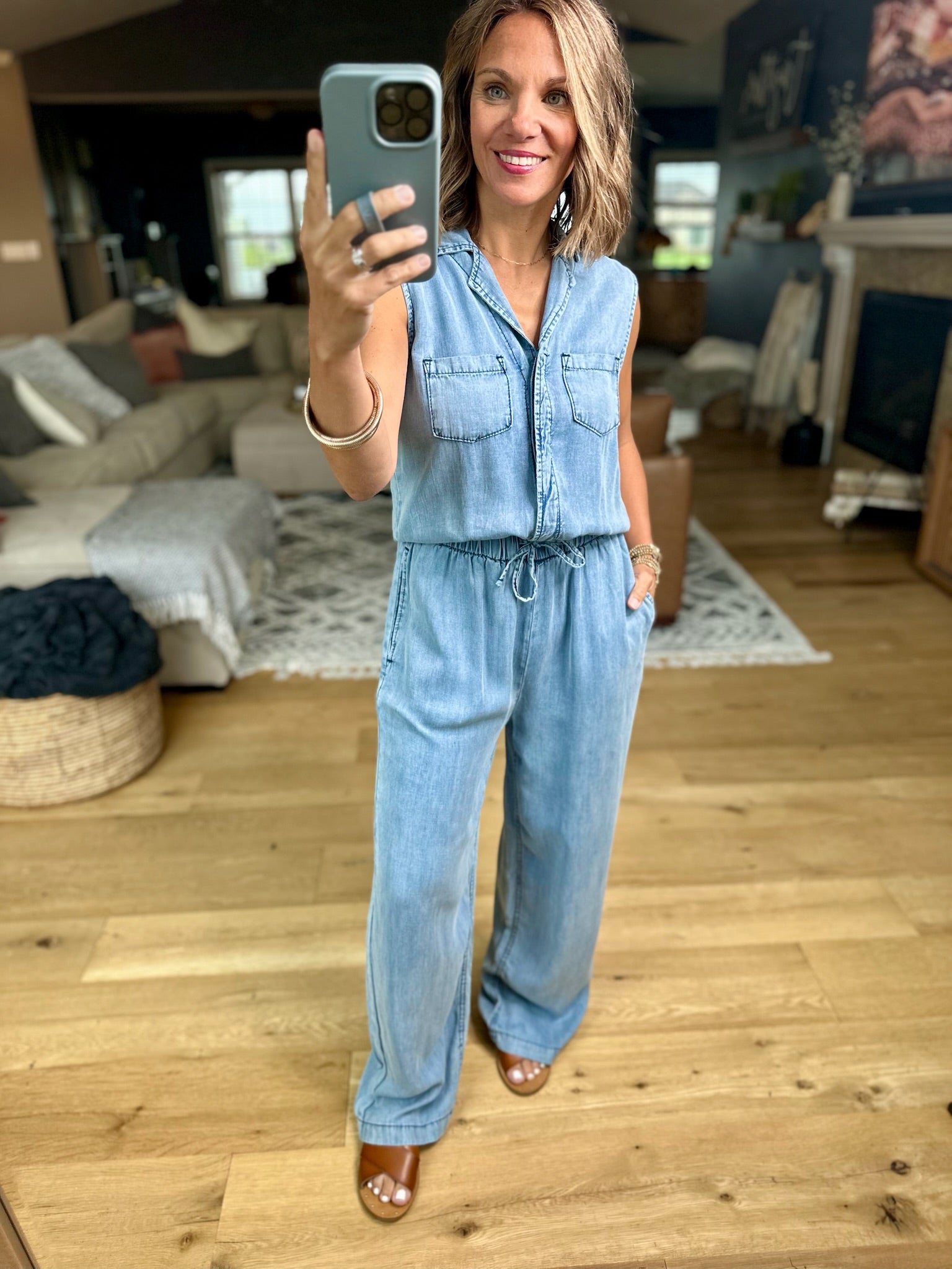 Everything We Have Tencel Jumpsuit-Wishlist-Anna Kaytes Boutique, Women's Fashion Boutique in Grinnell, Iowa