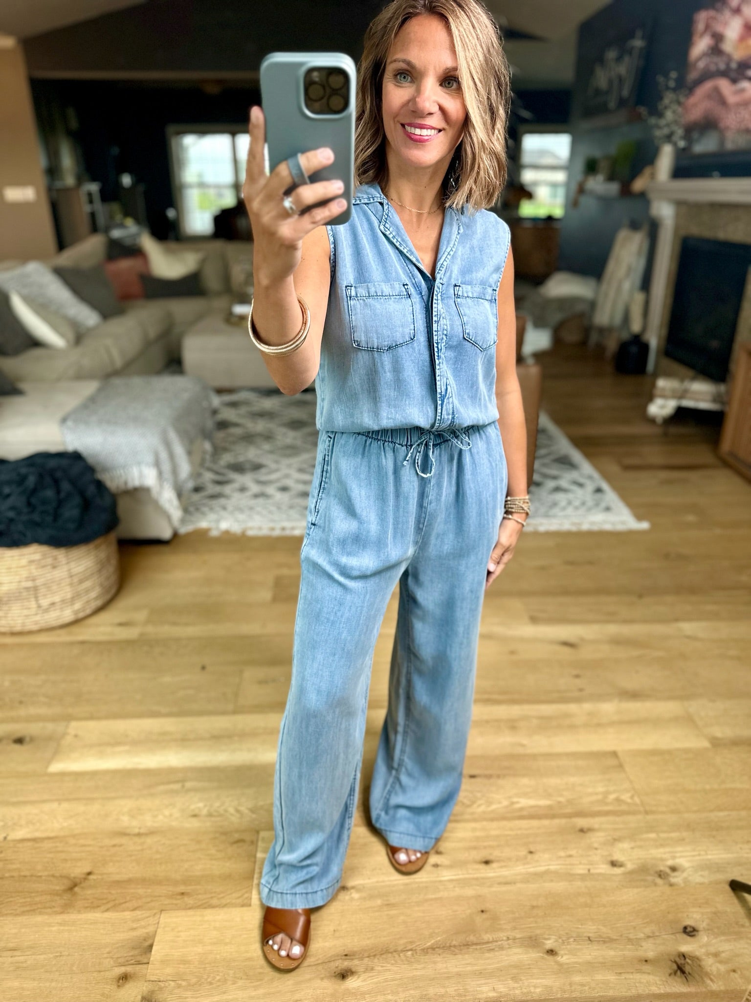 Everything We Have Tencel Jumpsuit-Wishlist-Anna Kaytes Boutique, Women's Fashion Boutique in Grinnell, Iowa