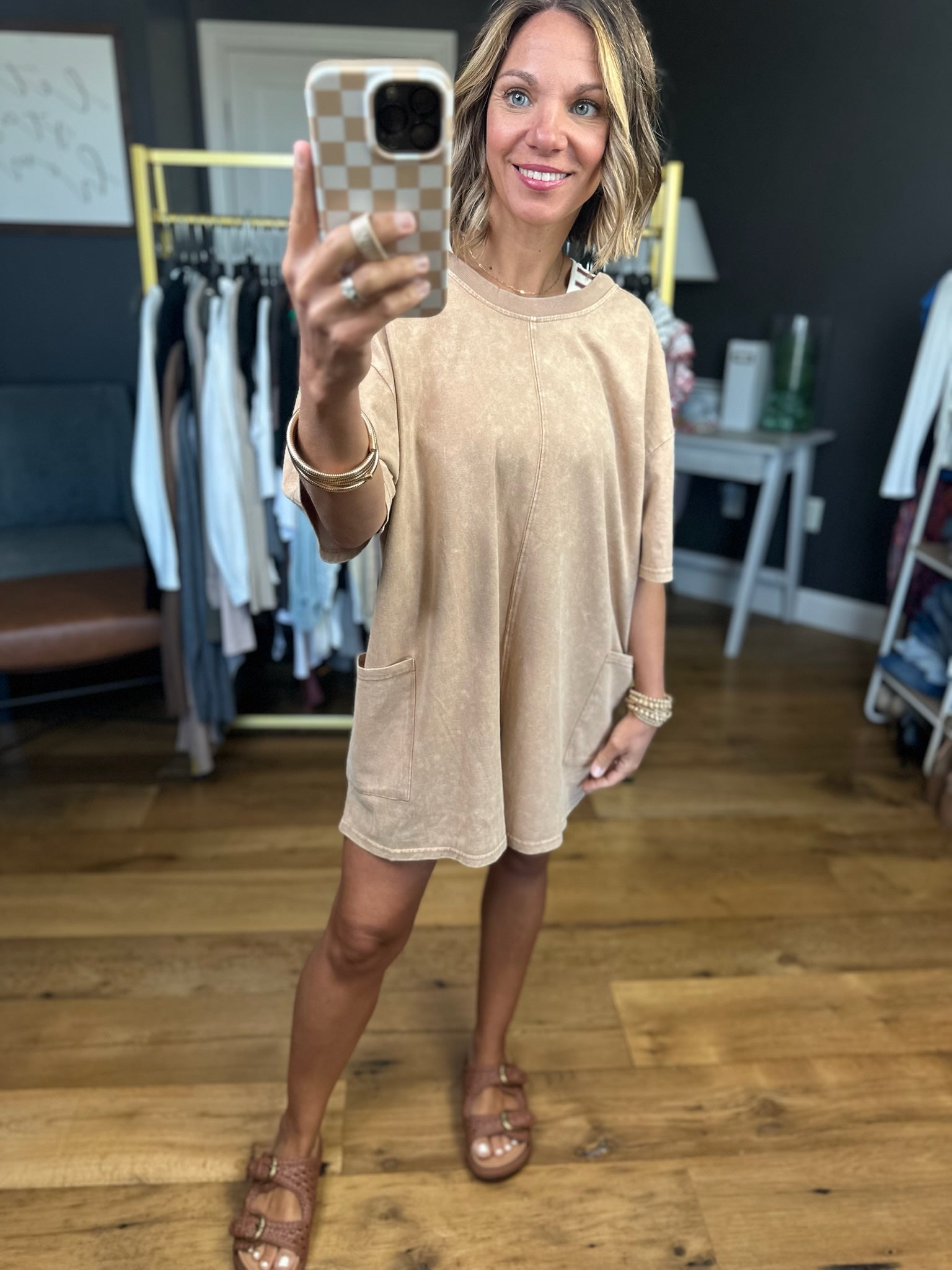 Keeping Tabs Pocket Romper - Multiple Options-Eesome-Anna Kaytes Boutique, Women's Fashion Boutique in Grinnell, Iowa