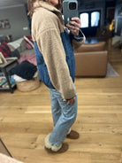 Tell Me Something Good Sherpa Zip Jacket-Jackets-Hem & Thread-Anna Kaytes Boutique, Women's Fashion Boutique in Grinnell, Iowa