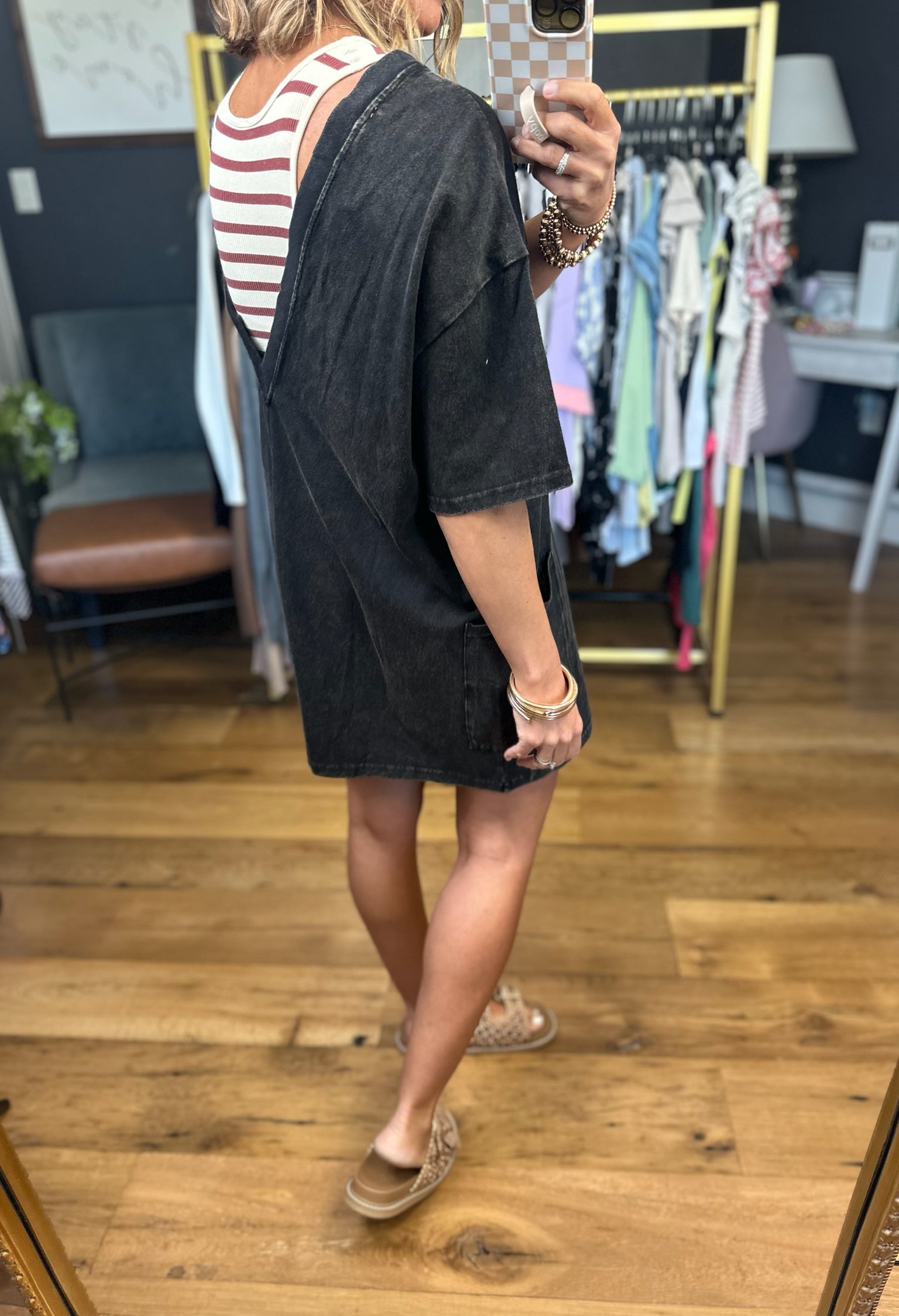 Keeping Tabs Pocket Romper - Multiple Options-Eesome-Anna Kaytes Boutique, Women's Fashion Boutique in Grinnell, Iowa