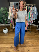 Called Upon Striped Flutter Sleeve Top-Short Sleeves-Vine & Love-Anna Kaytes Boutique, Women's Fashion Boutique in Grinnell, Iowa