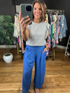 Called Upon Striped Flutter Sleeve Top-Short Sleeves-Vine & Love-Anna Kaytes Boutique, Women's Fashion Boutique in Grinnell, Iowa