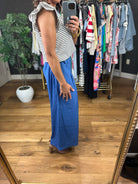 Called Upon Striped Flutter Sleeve Top-Short Sleeves-Vine & Love-Anna Kaytes Boutique, Women's Fashion Boutique in Grinnell, Iowa