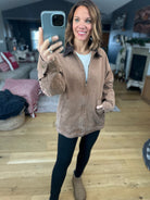 The Rosie Barn Jacket-Jackets-Olivaceous-Anna Kaytes Boutique, Women's Fashion Boutique in Grinnell, Iowa