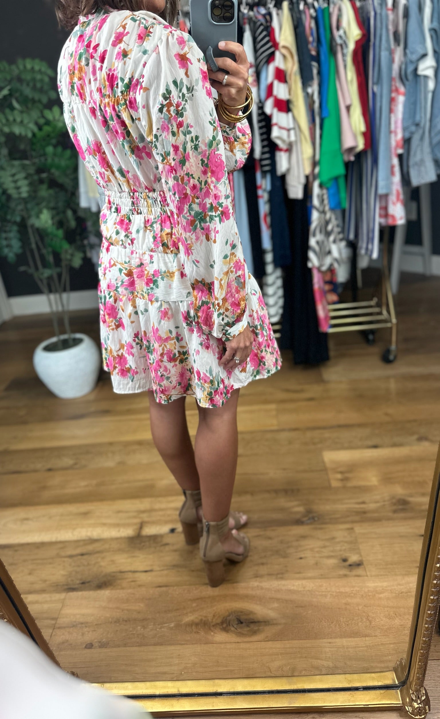 She Will Be Loved Floral Dress-Dresses-Fate-Anna Kaytes Boutique, Women's Fashion Boutique in Grinnell, Iowa