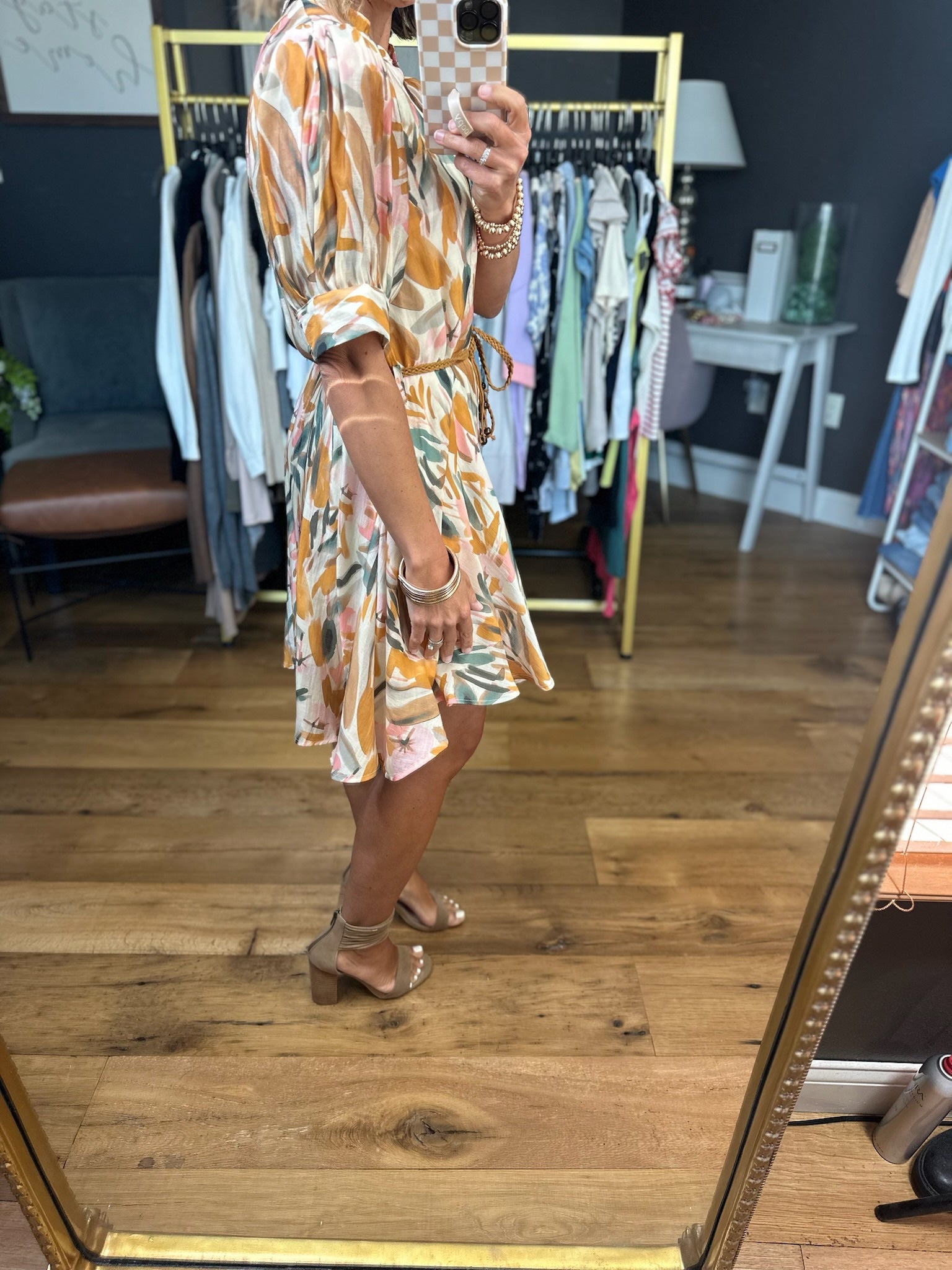Something About This Tie-Waist Dress - Multiple Options-Entro-Anna Kaytes Boutique, Women's Fashion Boutique in Grinnell, Iowa
