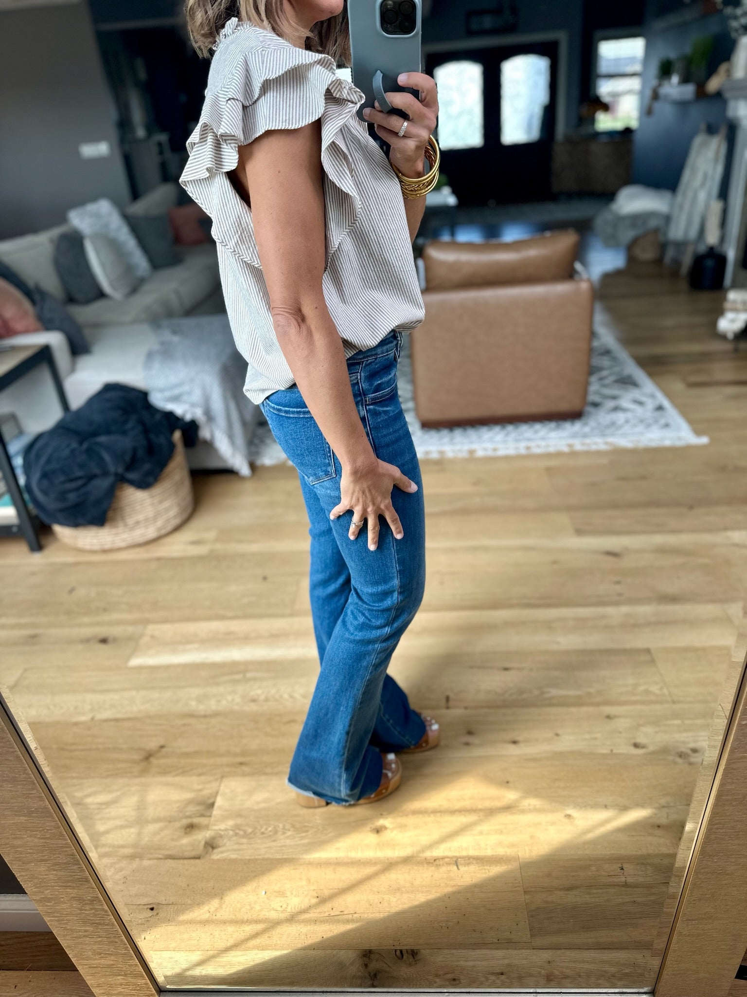 Final Thoughts Flutter Sleeve Top - Coco-Eesome-Anna Kaytes Boutique, Women's Fashion Boutique in Grinnell, Iowa