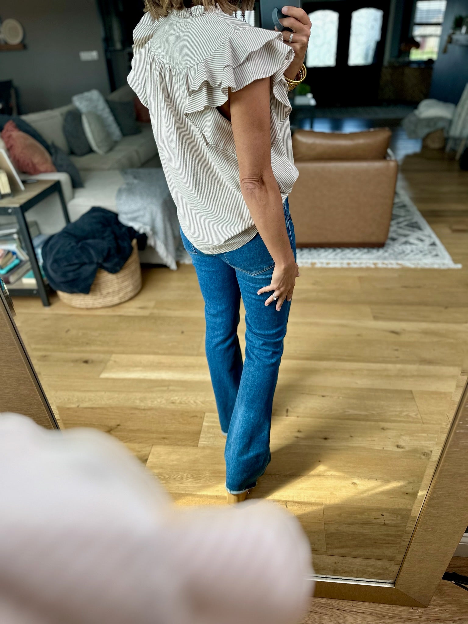 Final Thoughts Flutter Sleeve Top - Coco-Eesome-Anna Kaytes Boutique, Women's Fashion Boutique in Grinnell, Iowa