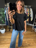 Another Side Of You Flutter-Sleeve Top-Short Sleeves-ee:some-Anna Kaytes Boutique, Women's Fashion Boutique in Grinnell, Iowa