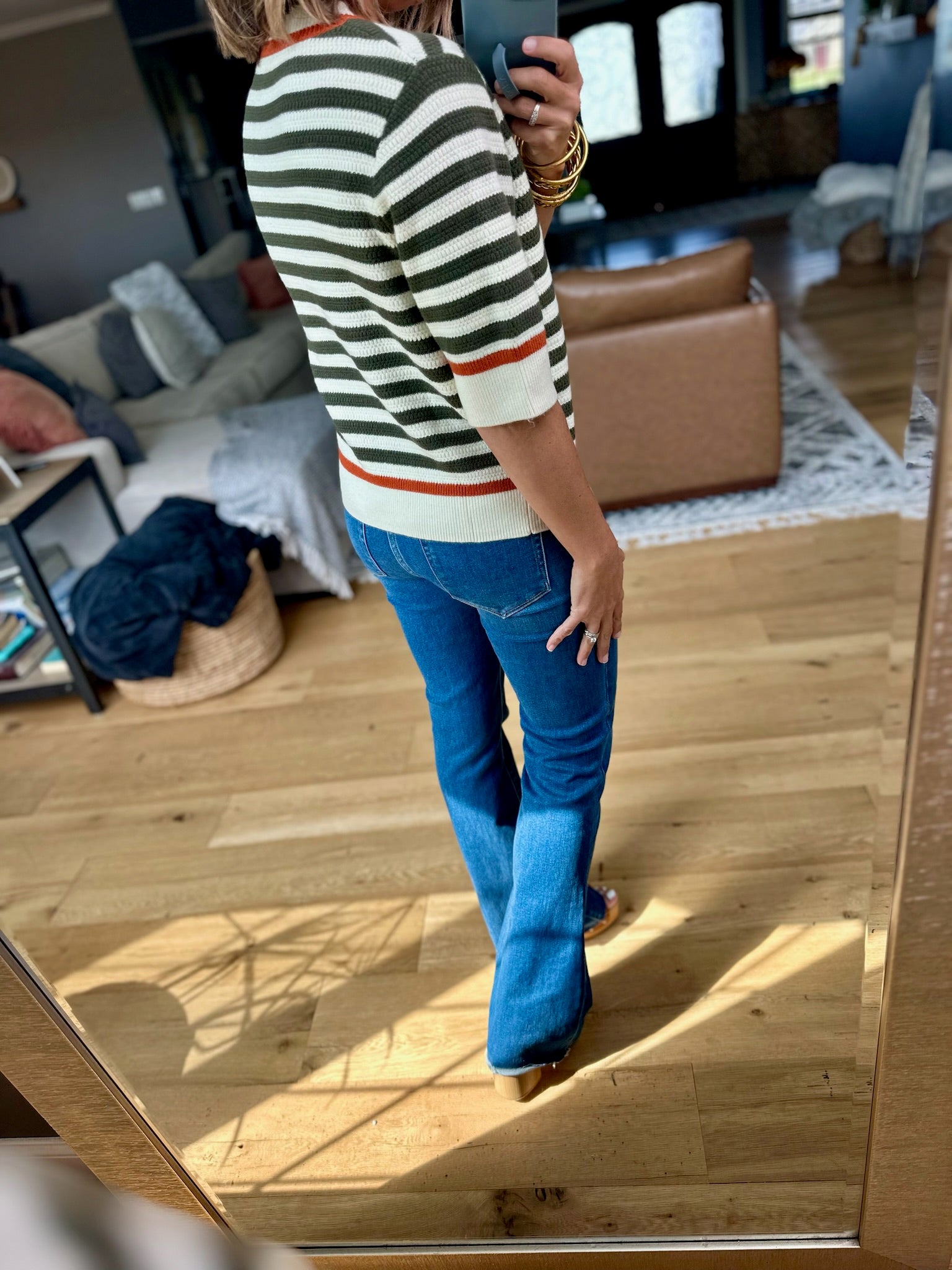 Big Weekend Ahead Striped Knit-THML-Anna Kaytes Boutique, Women's Fashion Boutique in Grinnell, Iowa