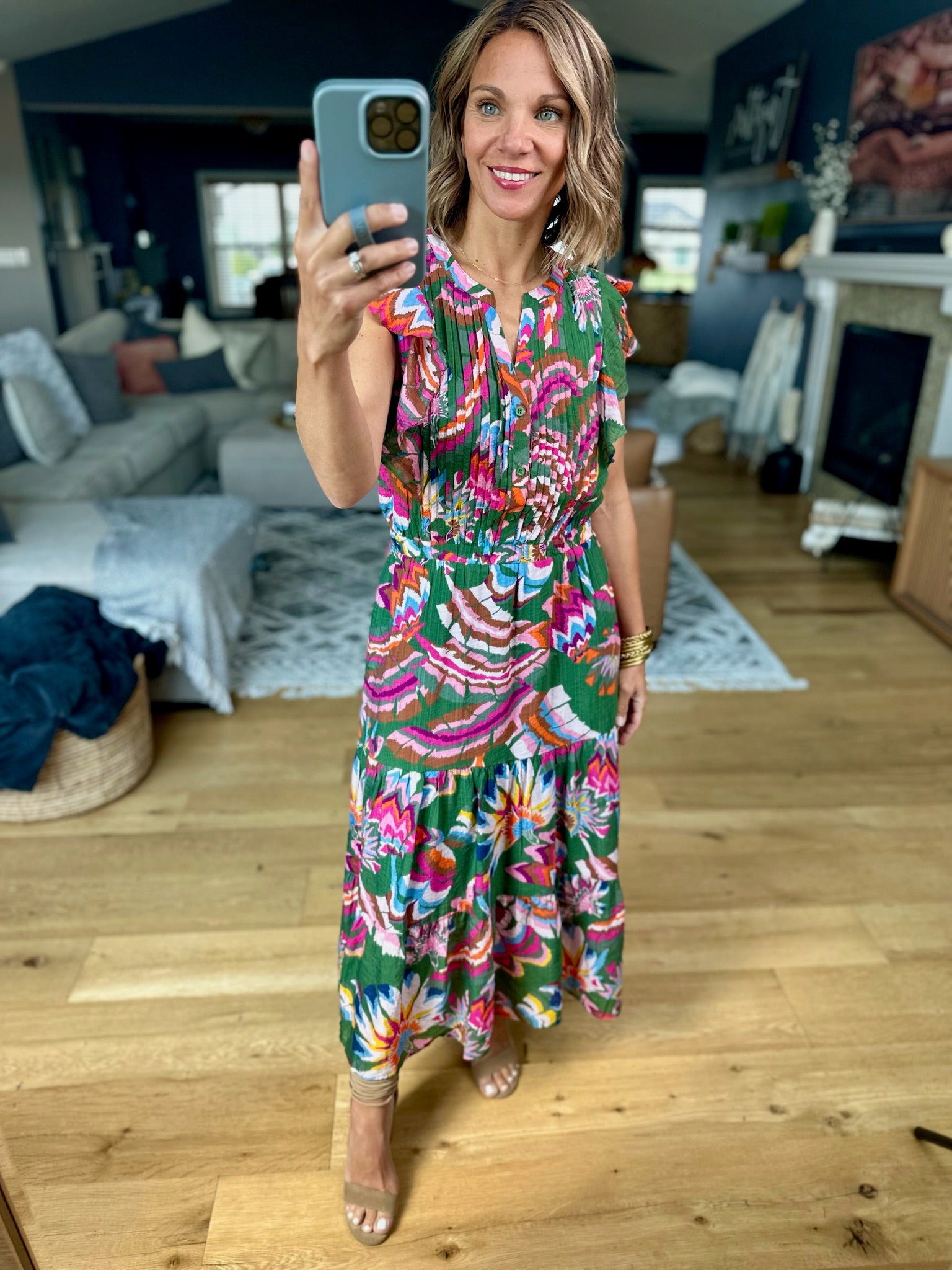 High Expectations Pocket Maxi Dress-Dresses-THML-Anna Kaytes Boutique, Women's Fashion Boutique in Grinnell, Iowa