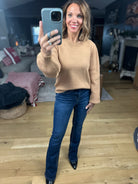 Here And There Balloon Sleeve Sweater-Sweaters-& Merci-Anna Kaytes Boutique, Women's Fashion Boutique in Grinnell, Iowa