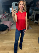 All For You Flutter Sleeve Top-Short Sleeves-Skies Are Blue-Anna Kaytes Boutique, Women's Fashion Boutique in Grinnell, Iowa