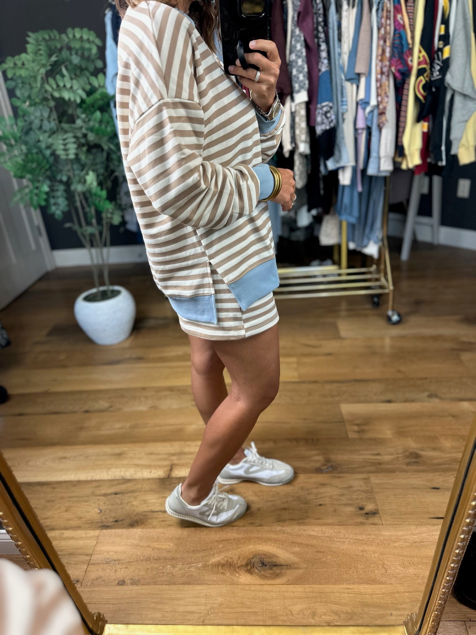 Essential Girl Striped Two-Piece Set-Two Piece Set-Blu Pepper-Anna Kaytes Boutique, Women's Fashion Boutique in Grinnell, Iowa
