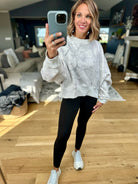 Out Of The Woods Camo Cropped Crewneck-TCEC-Anna Kaytes Boutique, Women's Fashion Boutique in Grinnell, Iowa