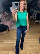 All For You Flutter Sleeve Top-Short Sleeves-Skies Are Blue-Anna Kaytes Boutique, Women's Fashion Boutique in Grinnell, Iowa