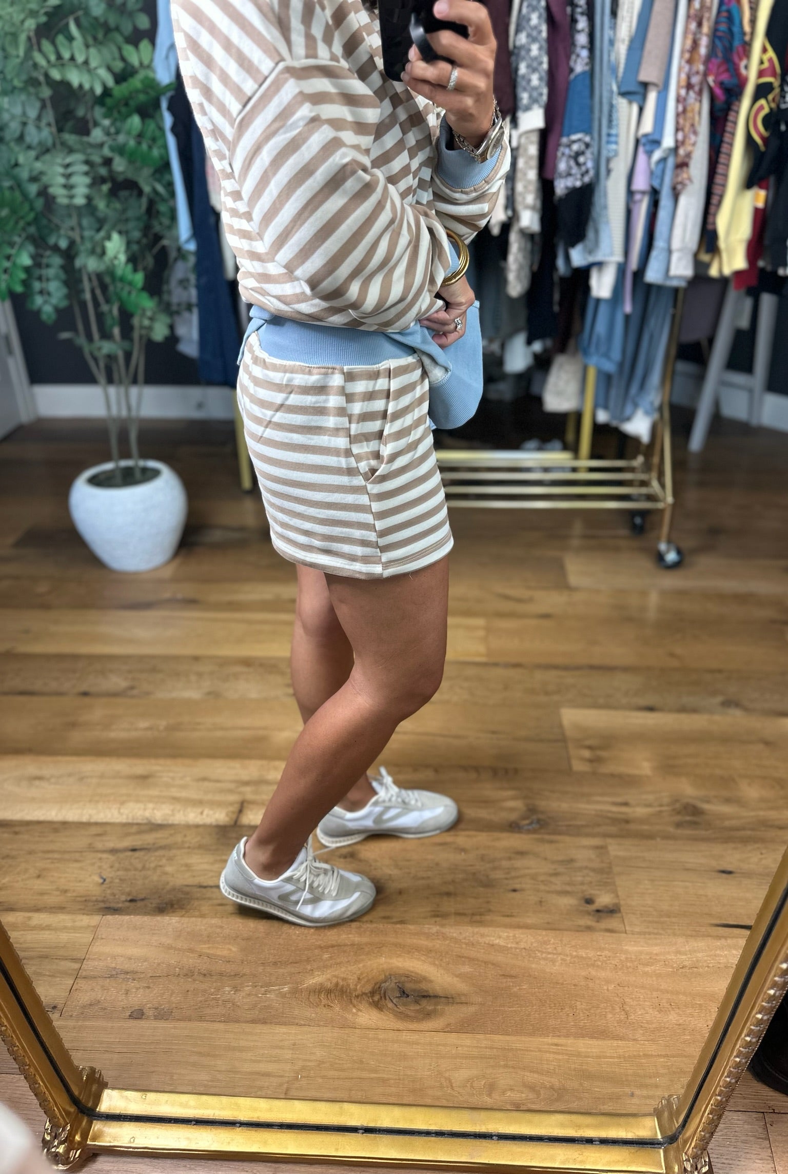 Essential Girl Striped Two-Piece Set-Two Piece Set-Blu Pepper-Anna Kaytes Boutique, Women's Fashion Boutique in Grinnell, Iowa