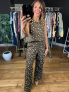 Has To Be You Polka Dot 2-Piece Set-Sleeveless-She & Sky-Anna Kaytes Boutique, Women's Fashion Boutique in Grinnell, Iowa