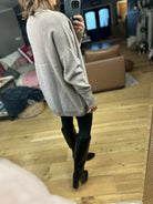 Thinking Of Us Mock-Neck Tunic Sweater-Sweaters-Anniewear-Anna Kaytes Boutique, Women's Fashion Boutique in Grinnell, Iowa