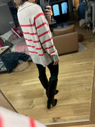 Conventional Holiday V-Neck Sweater-Sweaters-By Together-Anna Kaytes Boutique, Women's Fashion Boutique in Grinnell, Iowa