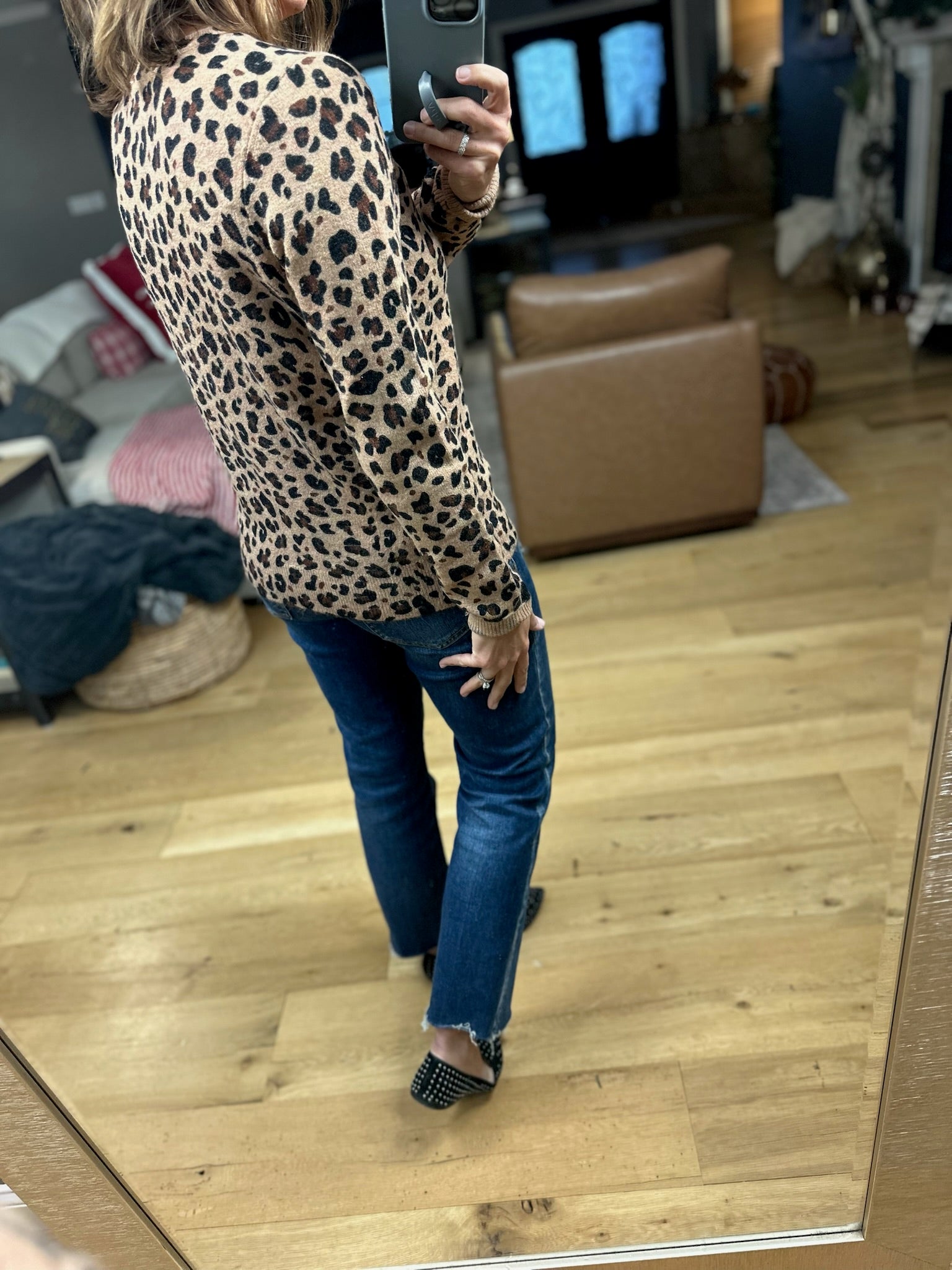 My Mission Animal Print Knit-Sweaters-Staccato-Anna Kaytes Boutique, Women's Fashion Boutique in Grinnell, Iowa