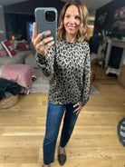 My Mission Animal Print Knit-Sweaters-Staccato-Anna Kaytes Boutique, Women's Fashion Boutique in Grinnell, Iowa