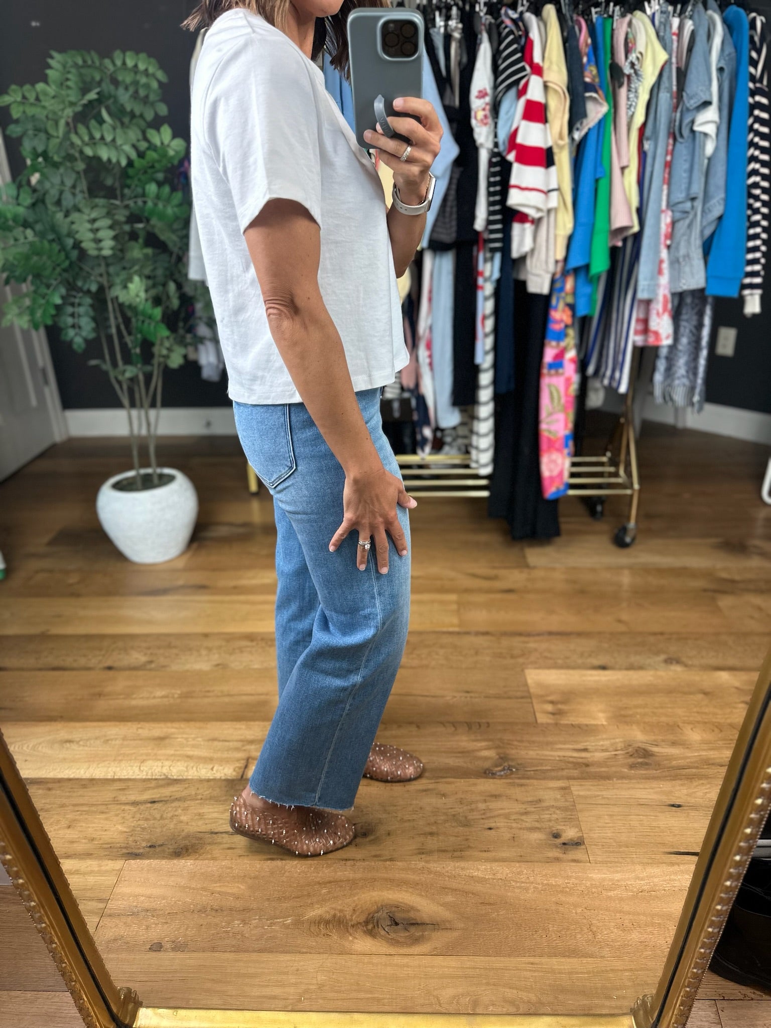 Tell Me More Cotton Tee-Short Sleeves-By Together-Anna Kaytes Boutique, Women's Fashion Boutique in Grinnell, Iowa
