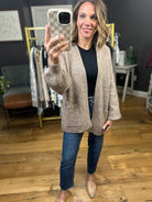 Gather Around Pocket Cardigan - Mocha-Staccato-Anna Kaytes Boutique, Women's Fashion Boutique in Grinnell, Iowa