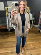 Gather Around Pocket Cardigan - Mocha-Staccato-Anna Kaytes Boutique, Women's Fashion Boutique in Grinnell, Iowa