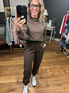 The Maddie Cropped Crew + Jogger Set - Multiple Options-Two Piece Set-Reflex T105/PA903-Anna Kaytes Boutique, Women's Fashion Boutique in Grinnell, Iowa