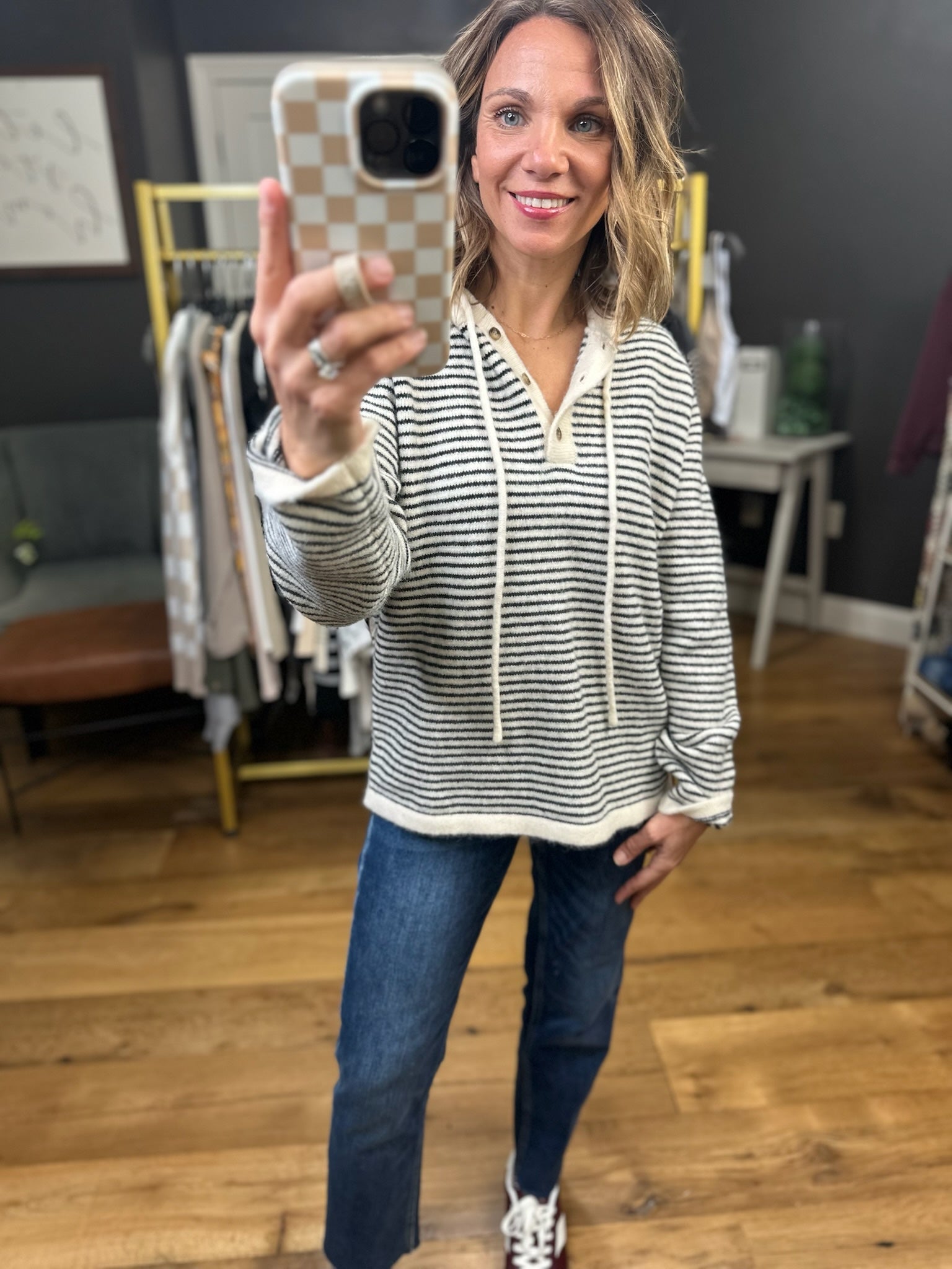 Until The End Knit Henley Hoodie - Multiple Options-Blu Ivy-Anna Kaytes Boutique, Women's Fashion Boutique in Grinnell, Iowa