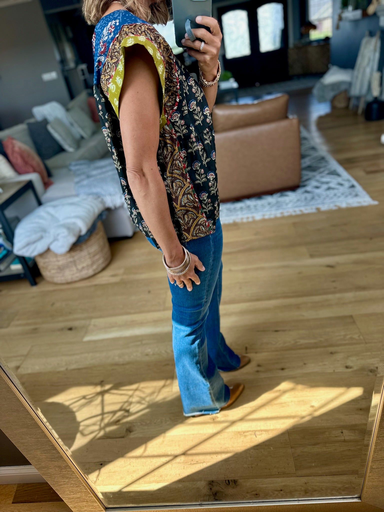 In Every Way Patchwork Top-THML-Anna Kaytes Boutique, Women's Fashion Boutique in Grinnell, Iowa