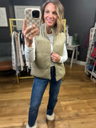 Stay Here Awhile Sherpa Vest - Olive-Staccato-Anna Kaytes Boutique, Women's Fashion Boutique in Grinnell, Iowa