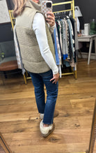 Stay Here Awhile Sherpa Vest - Olive-Staccato-Anna Kaytes Boutique, Women's Fashion Boutique in Grinnell, Iowa